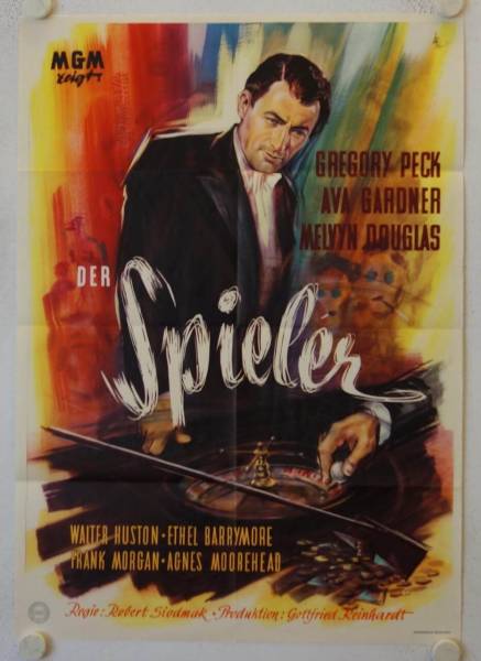 The Great Sinner original release german movie poster